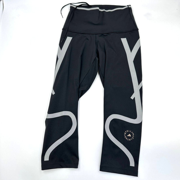 Adidas Stella McCartney Truepace Heat.Rdy 3/4 Running Tights Black Size XS - Picture 5 of 11